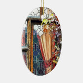 VICTORIAANS ENGLAND KERAMISCH ORNAMENT (Rechts)