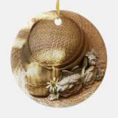 VICTORIAANS ENGLAND KERAMISCH ORNAMENT (Achterkant)