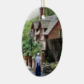 VICTORIAANS ENGLAND KERAMISCH ORNAMENT (Rechts)