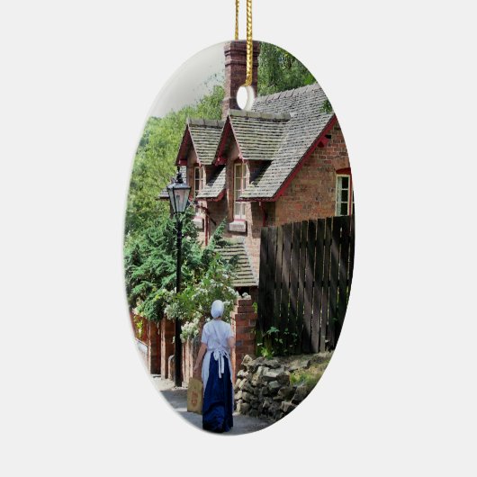 VICTORIAANS ENGLAND KERAMISCH ORNAMENT (Rechts)