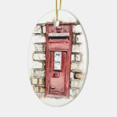 VICTORIAANS ENGLAND KERAMISCH ORNAMENT (Links)