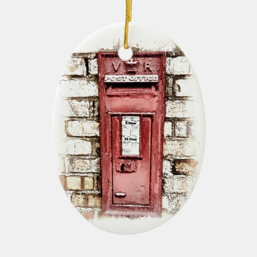 VICTORIAANS ENGLAND KERAMISCH ORNAMENT (Voorkant)