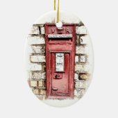 VICTORIAANS ENGLAND KERAMISCH ORNAMENT (Achterkant)