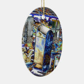 VICTORIAANS ENGLAND KERAMISCH ORNAMENT (Rechts)