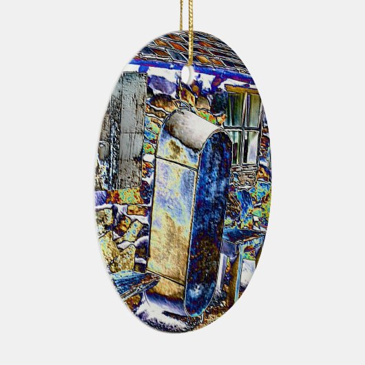 VICTORIAANS ENGLAND KERAMISCH ORNAMENT (Rechts)