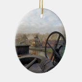 VICTORIAANS ENGLAND KERAMISCH ORNAMENT (Rechts)