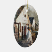 VICTORIAANS ENGLAND KERAMISCH ORNAMENT (Rechts)