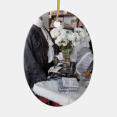 VICTORIAANS ENGLAND KERAMISCH ORNAMENT (Voorkant)