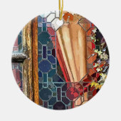 VICTORIAANS ENGLAND KERAMISCH ORNAMENT (Voorkant)