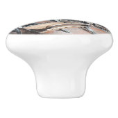 VICTORIAANS ENGLAND KERAMISCHE KNOP (Zijkant)