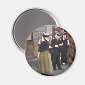 VICTORIAANS ENGLAND MAGNEET (Voorkant / Achterkant)