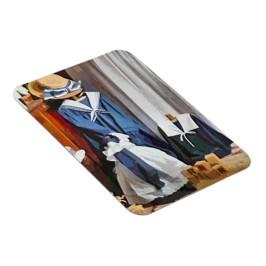 VICTORIAANS ENGLAND MAGNEET (Rechterzijde)