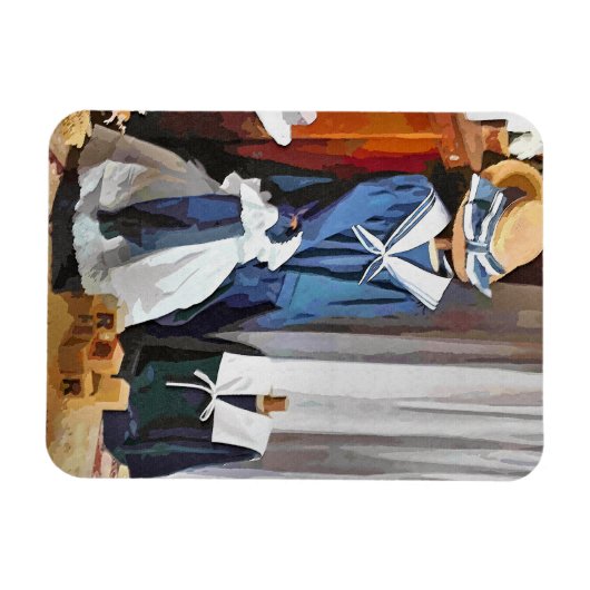 VICTORIAANS ENGLAND MAGNEET (Horizontaal)