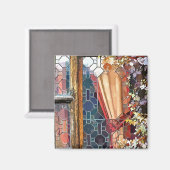 VICTORIAANS ENGLAND MAGNEET (Voorkant / Achterkant)