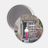 VICTORIAANS ENGLAND MAGNEET (Voorkant / Achterkant)