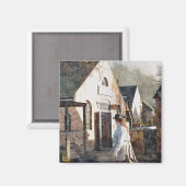 VICTORIAANS ENGLAND MAGNEET (Voorkant / Achterkant)