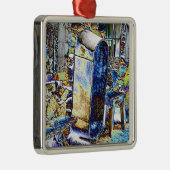 VICTORIAANS ENGLAND METALEN ORNAMENT (Rechts)