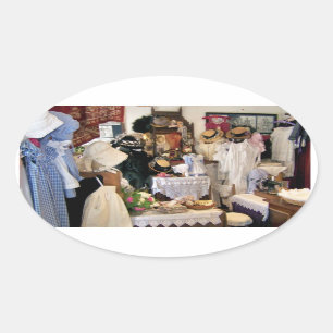 VICTORIAANS ENGLAND OVALE STICKER