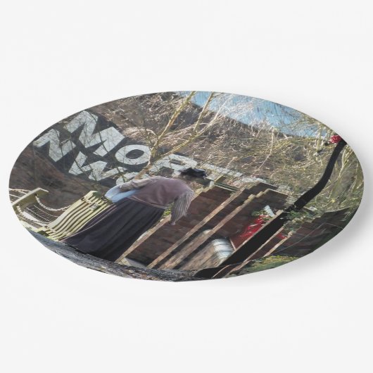 VICTORIAANS ENGLAND PAPIEREN BORDJE (Gekanteld)