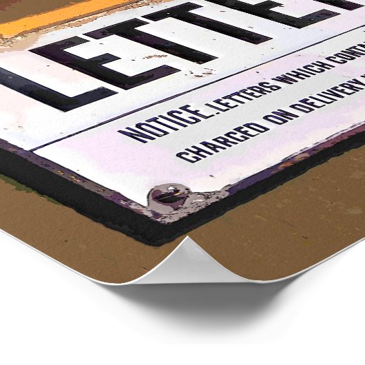 VICTORIAANS ENGLAND POSTER (Hoek)