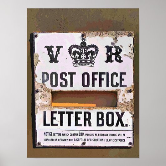 VICTORIAANS ENGLAND POSTER (Voorkant)