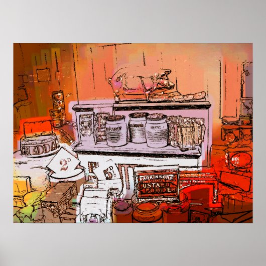 VICTORIAANS ENGLAND POSTER (Voorkant)