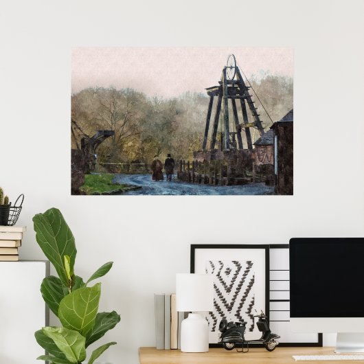 VICTORIAANS ENGLAND POSTER (Thuiskantoor)