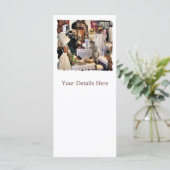 VICTORIAANS ENGLAND RACK KAARTEN (Staand voorkant)