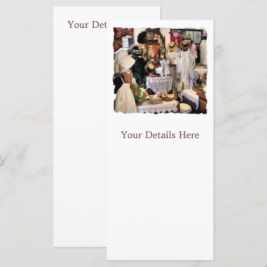 VICTORIAANS ENGLAND RACK KAARTEN (Voorkant / Achterkant)