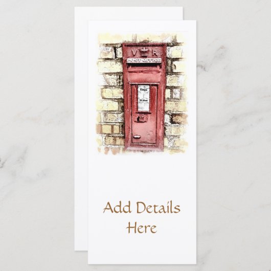 VICTORIAANS ENGLAND RACK KAARTEN (Voorkant / Achterkant)