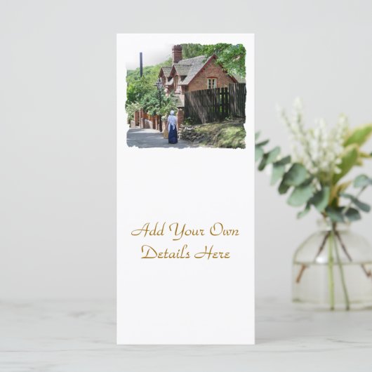 VICTORIAANS ENGLAND RACK KAARTEN (Staand voorkant)