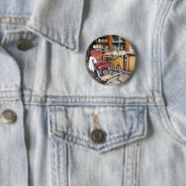 VICTORIAANS ENGLAND RONDE BUTTON 5,7 CM (In situ)