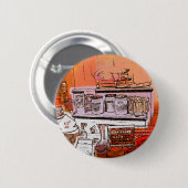 VICTORIAANS ENGLAND RONDE BUTTON 5,7 CM (Voorkant /achterkant)