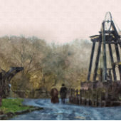 VICTORIAANS ENGLAND RONDE KLOK