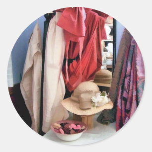 VICTORIAANS ENGLAND RONDE STICKER