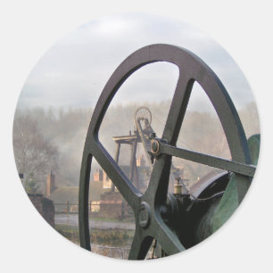 VICTORIAANS ENGLAND RONDE STICKER