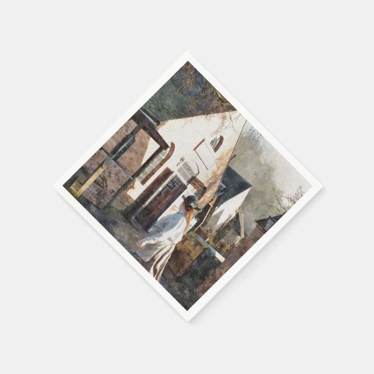 VICTORIAANS ENGLAND SERVETTEN (Hoek)