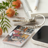 VICTORIAANS ENGLAND SLEUTELHANGER (Voorkant Rechts)