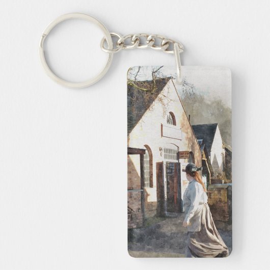 VICTORIAANS ENGLAND SLEUTELHANGER (Voorkant)