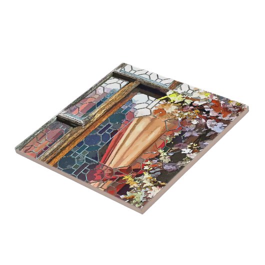 VICTORIAANS ENGLAND TEGELTJE (Zijkant)