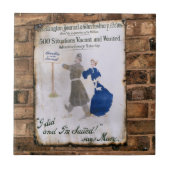 VICTORIAANS ENGLAND TEGELTJE (Voorkant)