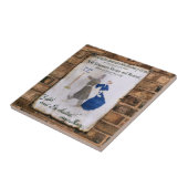 VICTORIAANS ENGLAND TEGELTJE (Zijkant)