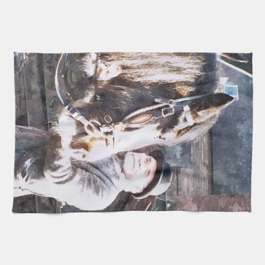 VICTORIAANS ENGLAND THEEDOEK (Horizontaal)