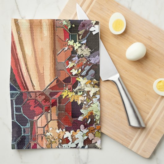 VICTORIAANS ENGLAND THEEDOEK (Quarter Fold)