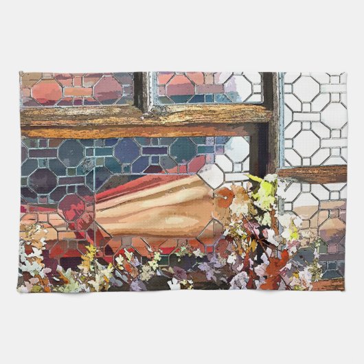 VICTORIAANS ENGLAND THEEDOEK (Horizontaal)