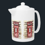 VICTORIAANS ENGLAND THEEPOT<br><div class="desc">Een herinnering aan het oude Engeland met deze Victoriaans postbus. Engeland.</div>