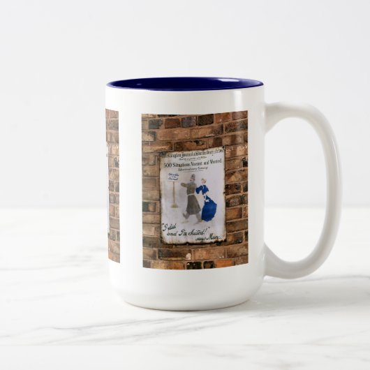 VICTORIAANS ENGLAND TWEEKLEURIGE KOFFIEMOK (Rechts)