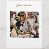 VICTORIAANS ENGLAND-uitnodiging (Voorkant)