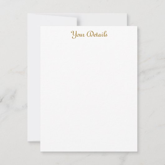 VICTORIAANS ENGLAND-uitnodiging (Achterkant)