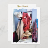 VICTORIAANS ENGLAND-uitnodiging (Voorkant / Achterkant)